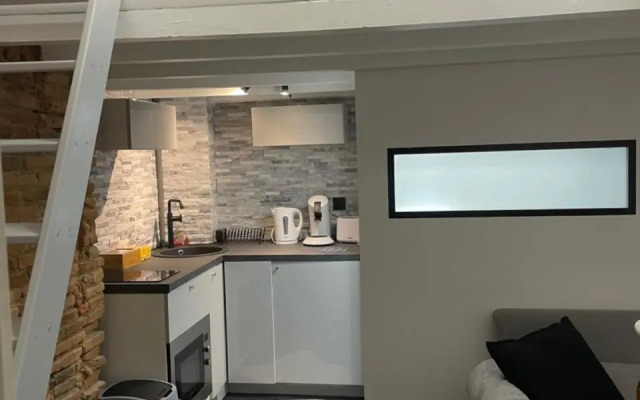 Studio rénové, terrasse privative, 300m du Capitole