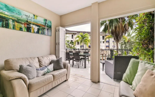 Pool view two-bedroom apartment