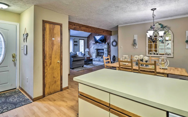 Walk to Locust Lake: Poconos Vacation Home!