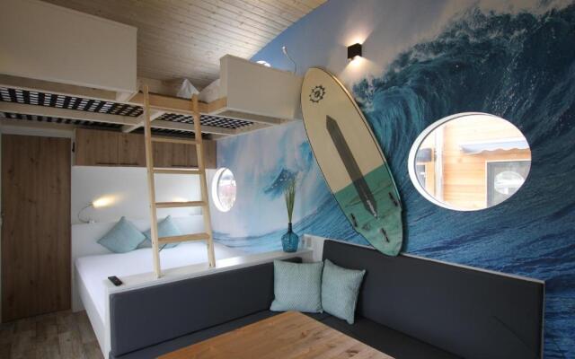 Tiny Wave Tiny House auf dem Campingplatz Strandgut