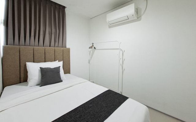 Comfy White 2Br For 3 Pax At Tuscany Residence