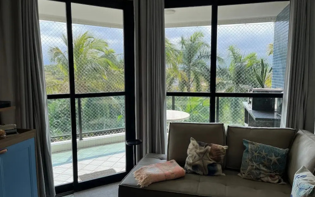 34 Riviera: M4 Giardino 44A, frente Praia, 4Dorms, 3Banh, 2Gar, Varanda Gourmet com Churrasqueira
