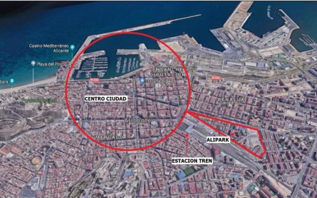 Bonito apartamento con terraza junto al centro de Alicante