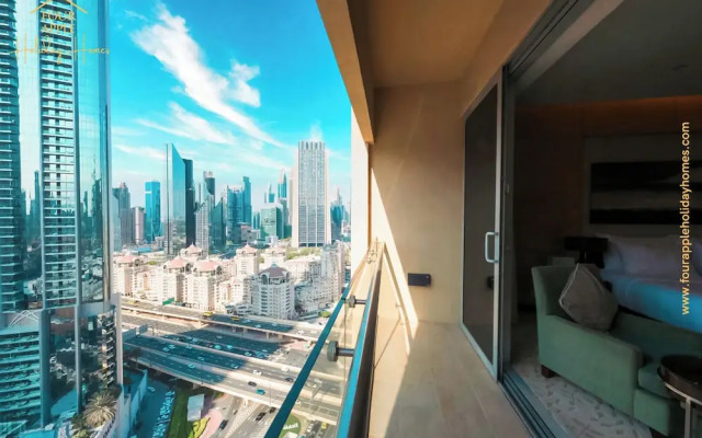 Studio with Thrilling Burj Khalifa View