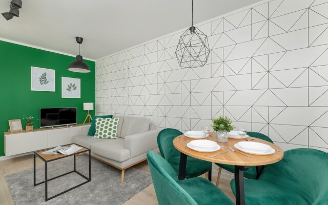 White and Green Apartment by Renters