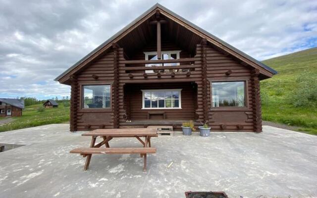 Beautiful cabin with amazing view over Akureyri