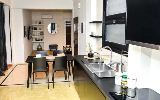 Central Apartment At Echarxia 2 Beds For 5 Pers