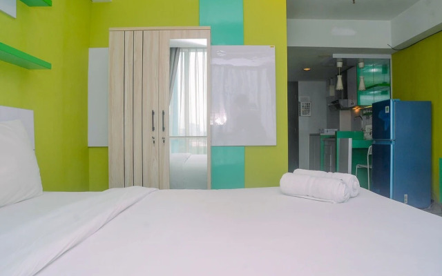 Cozy Studio with City View at H Residence Apartment