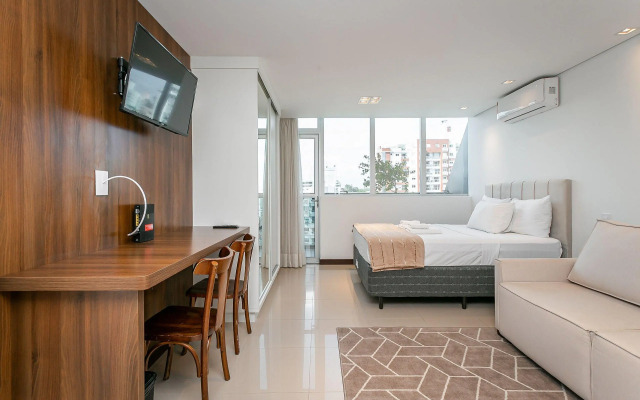 Vista Mar com sacada no Centro #CA49