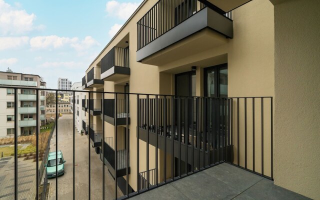 Dark Grey Apartment in Poznan by Renters