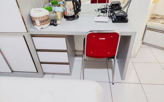 Homey Studio Apartment At Aeropolis Residence Near Soetta