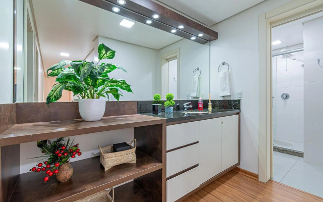 Apartamento Vivendas do Lago a 900 metros da Catedral