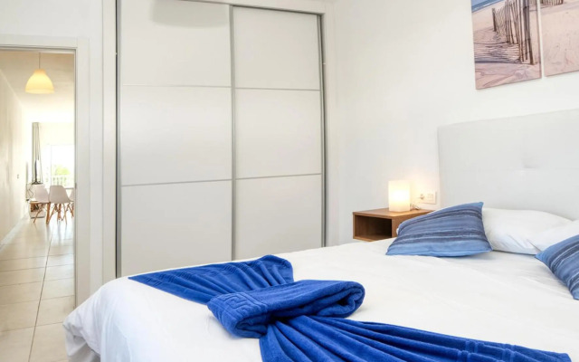 Sunset view modern private poolside apartment