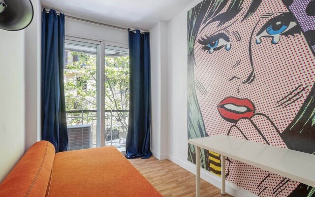 Lovely 1Bed Apt W Balcony In Eixample