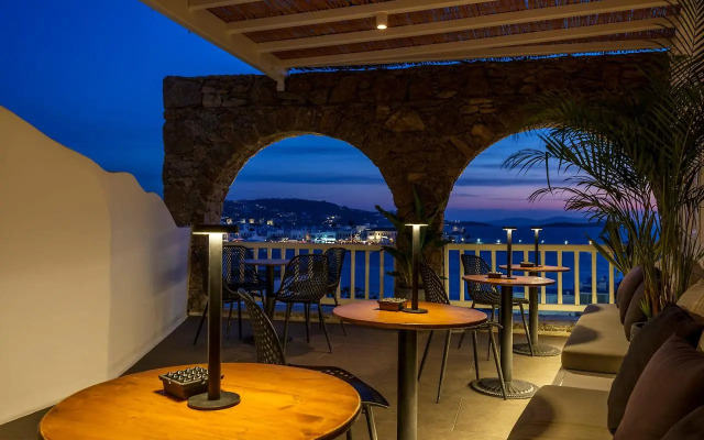 Yalos hotel sunset view