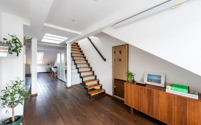 Charming Prague Apartment in Vršovice With Roof Terrace