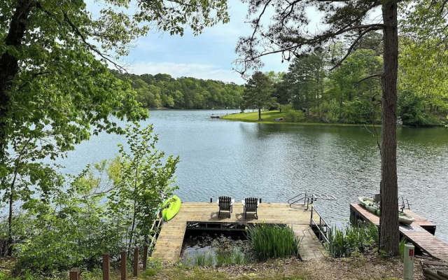 Lakefront & Trailside Escape w/ Private Dock +deck