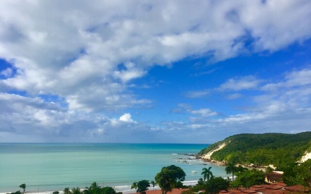Flat em Ponta Negra com vista para o mar