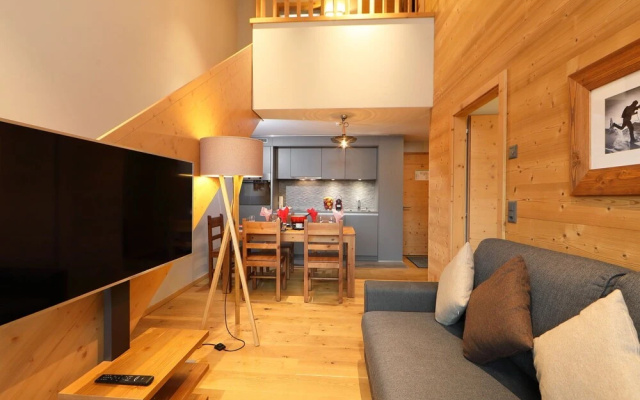 Swisspeak Resorts 3 pi ces Duplex Vercorin – Guest Rooms – Chalais