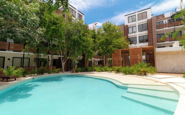 Apt with Private Rooftop Tulum 2 BR