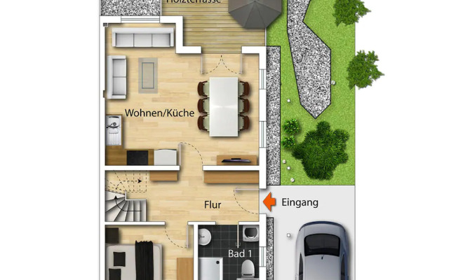 Semi-detached house Strandhaus II, Trassenheide