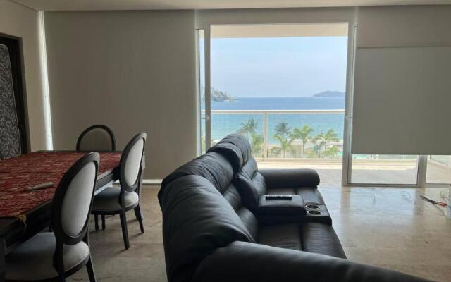 Hermoso apartamento con Vista Mar y Alberca en Aca