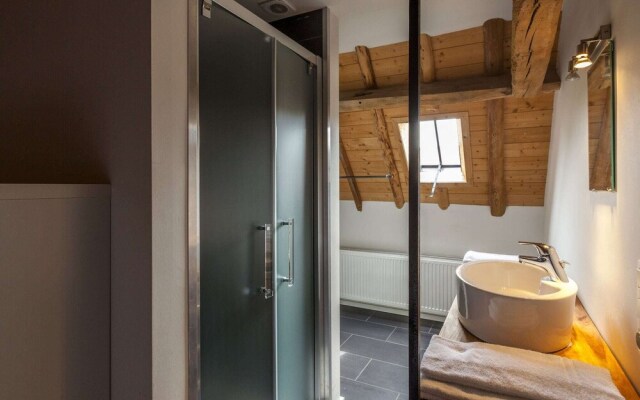 beautifull renovated farmhouse with traditional elements and a big garden