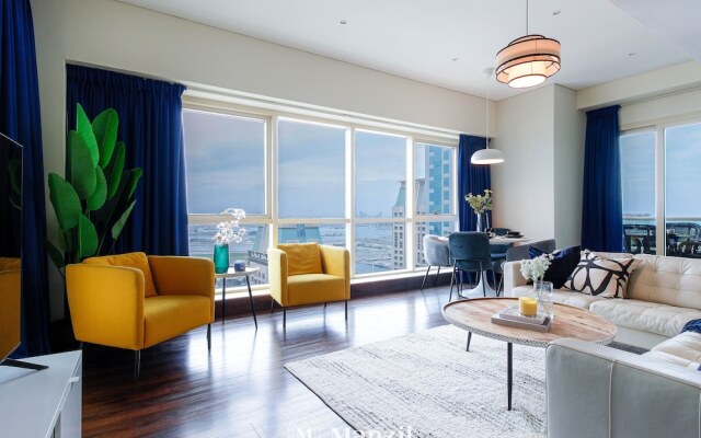 Manzil - Stylish 2BR in Dubai Marina nr Dubai Eye