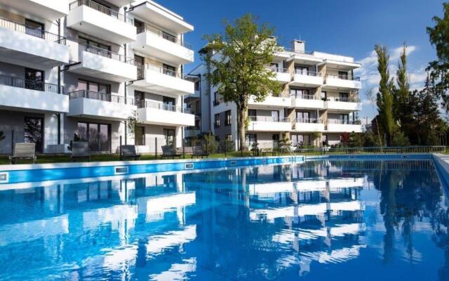 Rezydencja Apartament 16 widok na basen