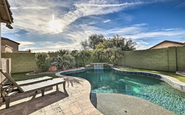 Sun-dappled Goodyear Home: Fire Pit, Pool, Patio