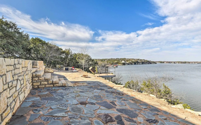 Luxury Lake Granbury Cliffside Home w/ Deck!
