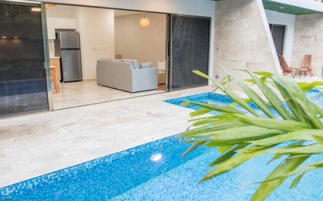 Elegant Stylish 2BR Apartment Aldea Zama Swimming Pool Jacuzzi Terrace