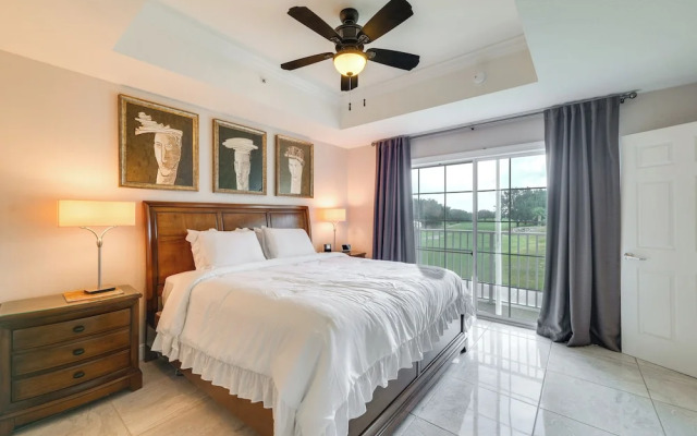 Golf Views: Kissimmee Condo on Reunion Course