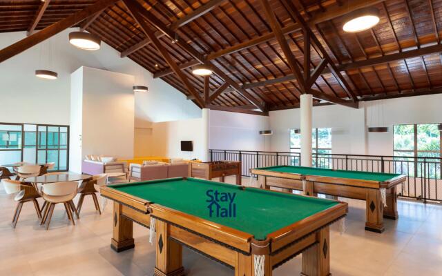 Flat Luxo-Beach Class-Piscina-Beira-Mar- SH042