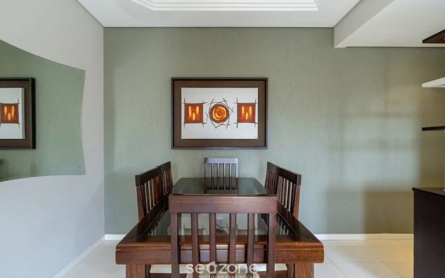 Apto 2 Qtos c/ Churrasq. a 650m da praia ESP0301