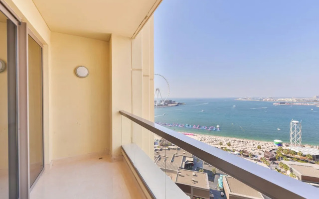 Deluxe 3plus1BR JBR - Sea View - Balcony