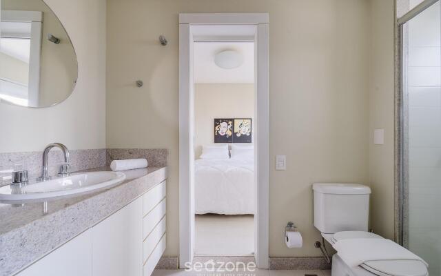 Lindo apartamento com vista para o mar EDU302