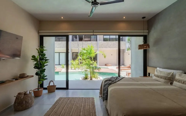 Stylish Tulum Studio Terrace Pool Relax