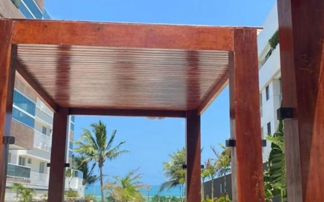 Pé na areia em Ponta de Campina, Paraíba