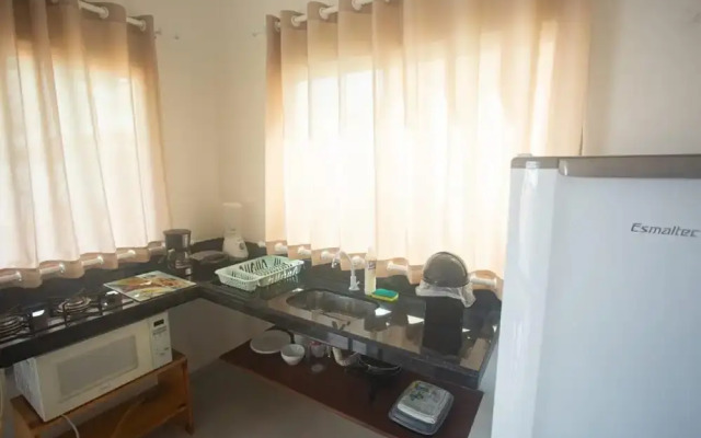 Lindo Mezanino 400m do mar com Piscina Privativa