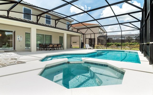 Modern 8BR Villa w Pool SPA Close to Disney