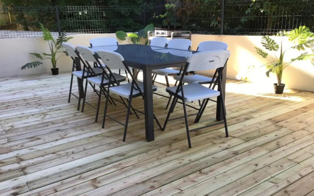 Magnifique T4 avec terrasse à Saint-Nectaire - 8 pers