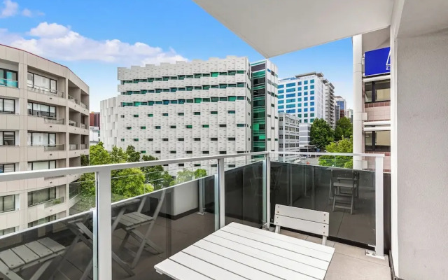 Central Studio + Private Balcony!