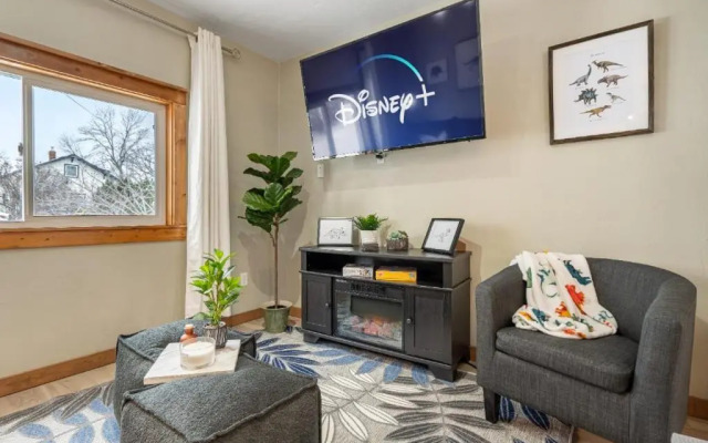 Triceratops Landing I Fire Place I Games I Netflix