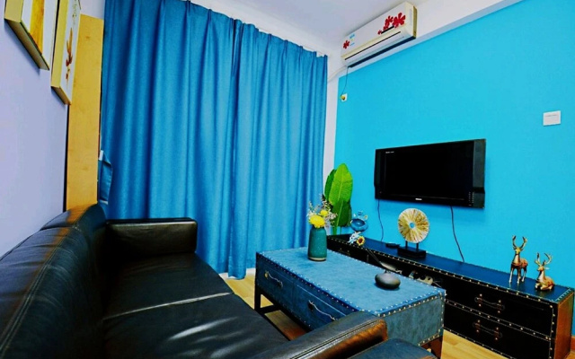 Avatar Blue Fantasy Large Queen Bed Center Futian