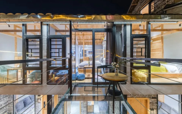 Huasao·1949 Designer Parent-Child Vacation Type Smart Homestay (Nanjing Yunshuiyao Waterwheel Store）