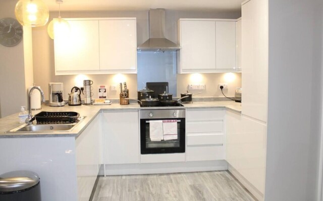 1braptmt W/king BED 4guests Embankmnt Parkg Wifi