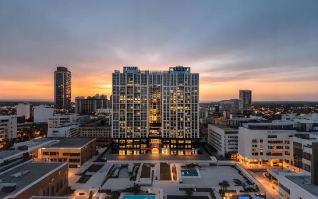 Mando Luxury Smart Audio-Visual Hotel (Weihai Huoju 8th Street International Coastal Baths) – Outside – Weihai