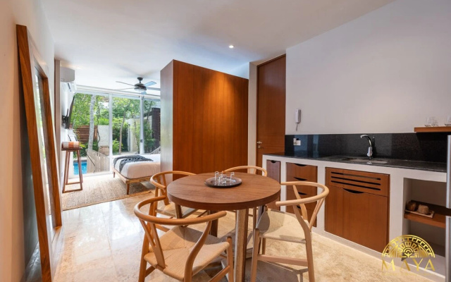 NHOA 107B Lux 1BR Condo Pool access in Aldea Zama