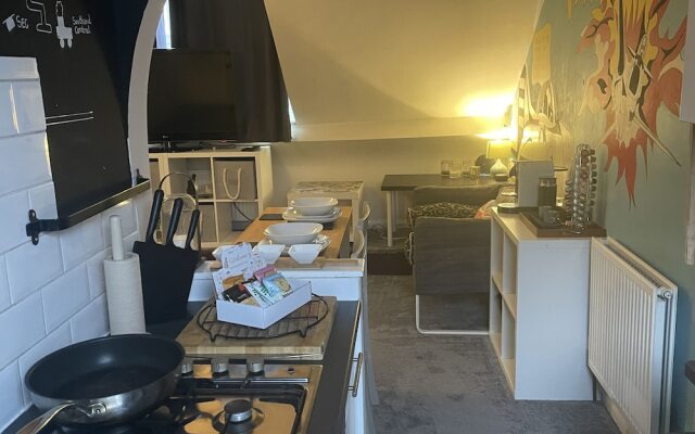 Entire Artistic Open-plan Top Floor Apartment